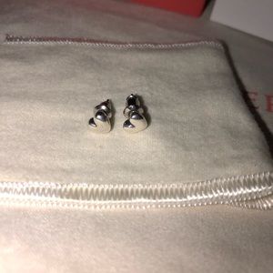 James Avery heart earrings